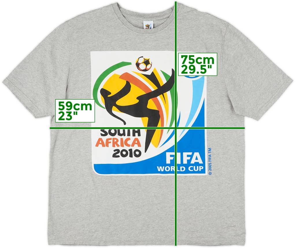 2010 South Africa 'World Cup' Graphic Tee - 8/10 - (XL)