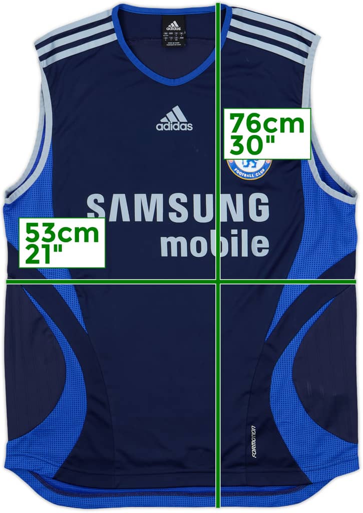 2006-07 Chelsea adidas Formotion Training Vest - 8/10 - (L)