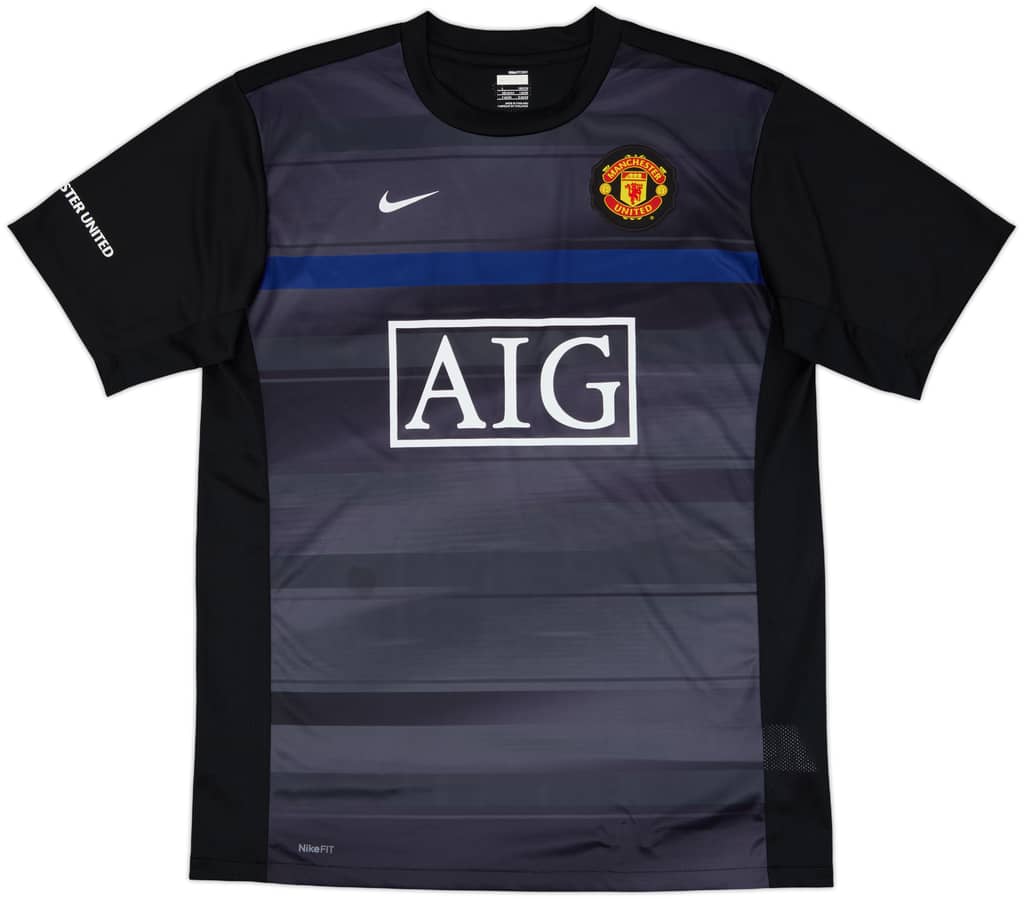 2009-10 Manchester United Nike Training Shirt - 9/10 - (L)