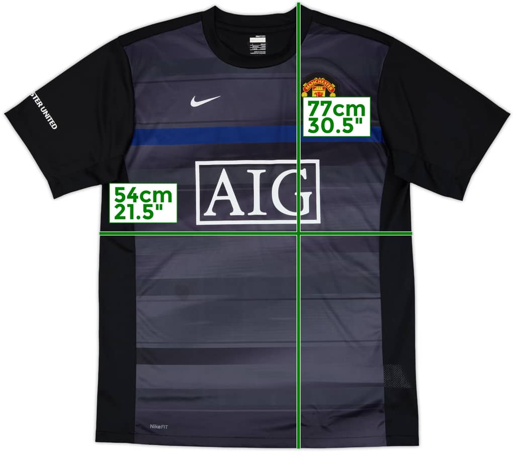 2009-10 Manchester United Nike Training Shirt - 9/10 - (L)