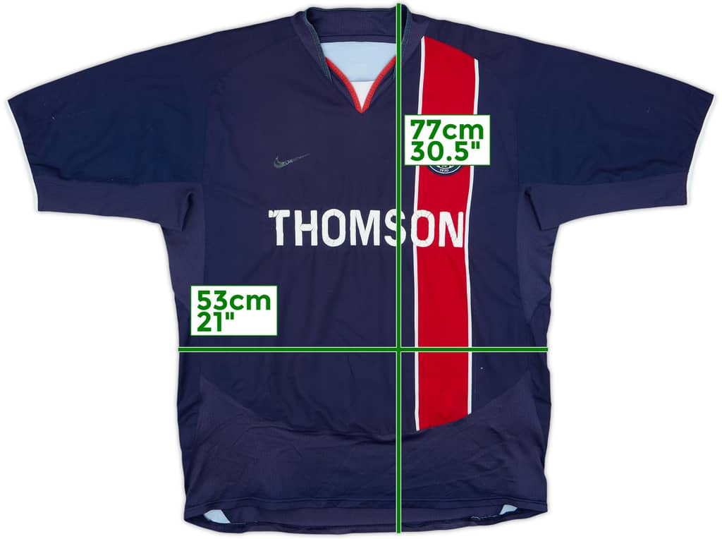 2003-04 Paris Saint-Germain Camiseta Local - 4/10 - (L)