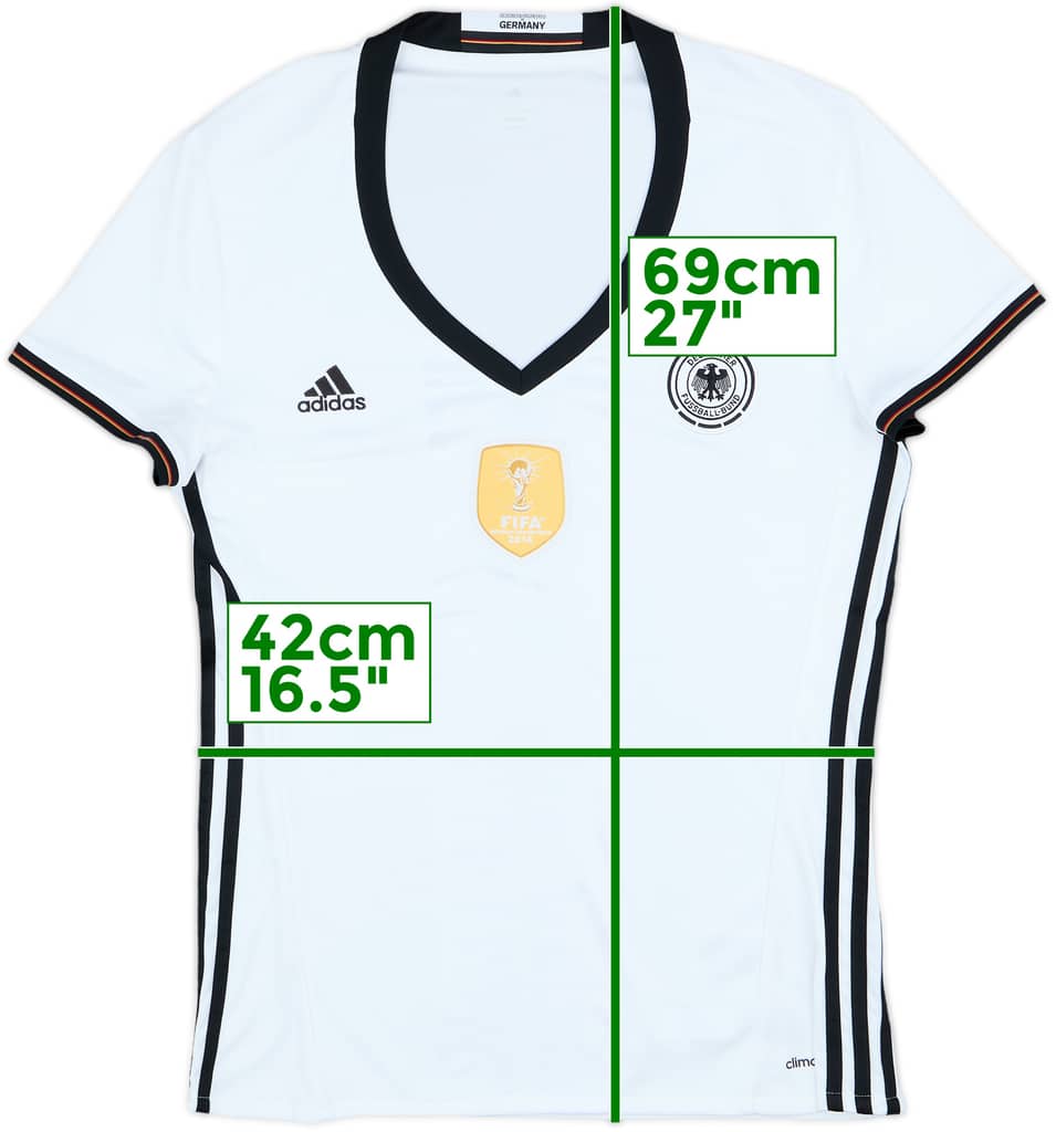 2015-16 Germany Home Shirt - 10/10 - (Women's L)