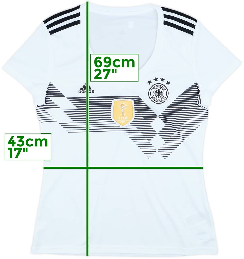2018-19 Germany Home Shirt - 8/10 - (Women's L)