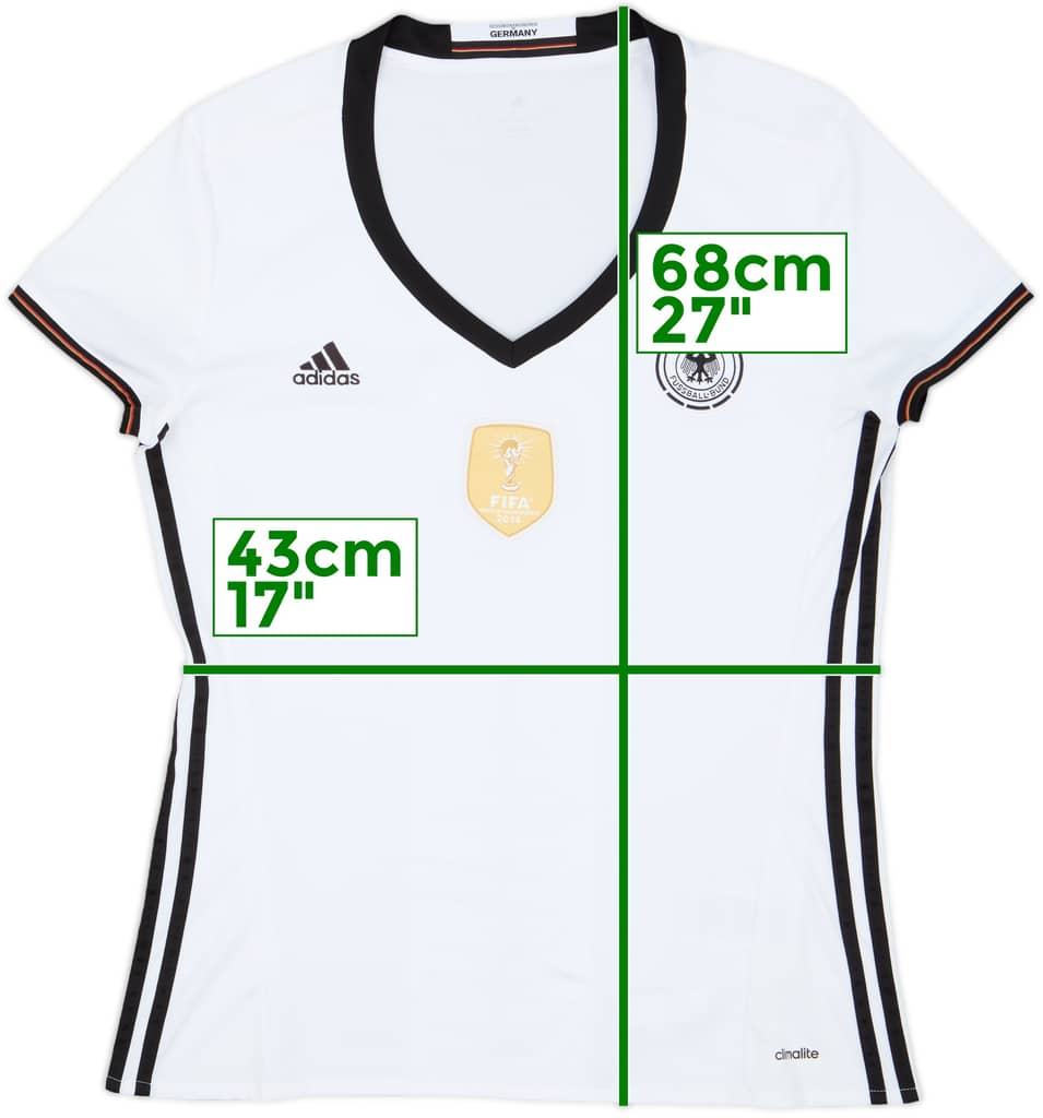 2015-16 Germany Home Shirt - 8/10 - (Women's L)