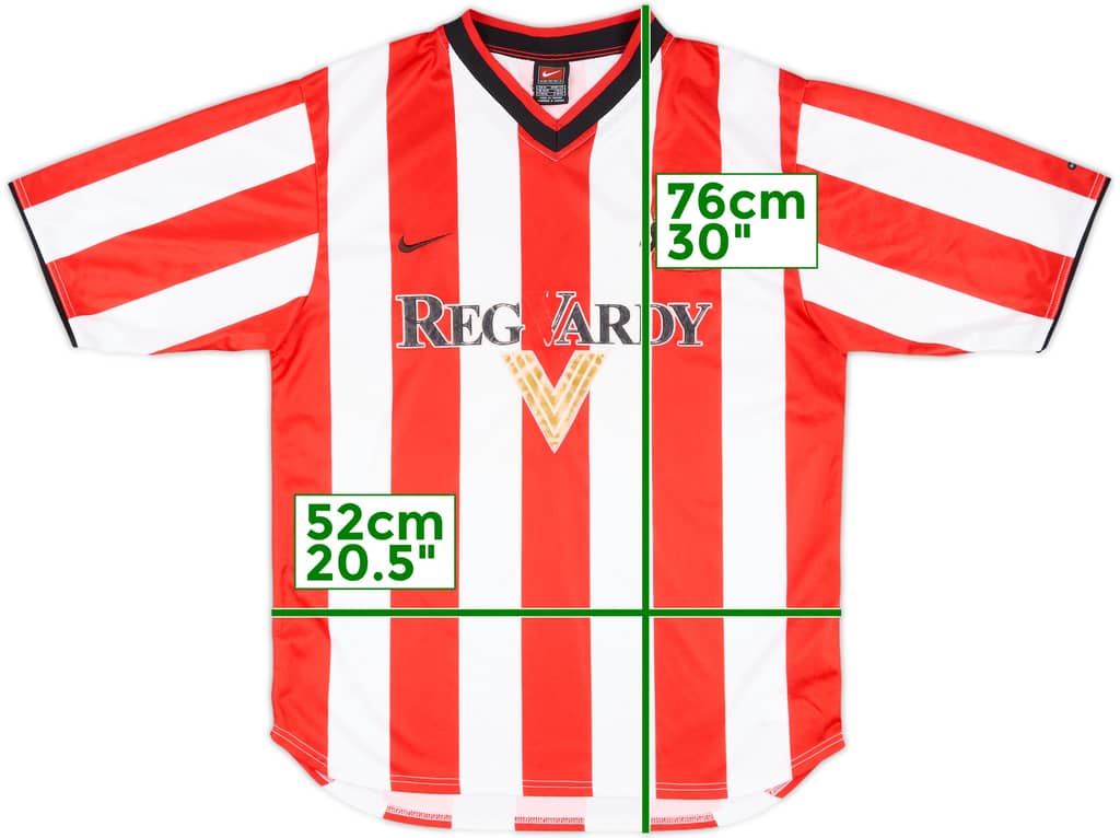 2000-02 Sunderland Home Shirt - 4/10 - (M)