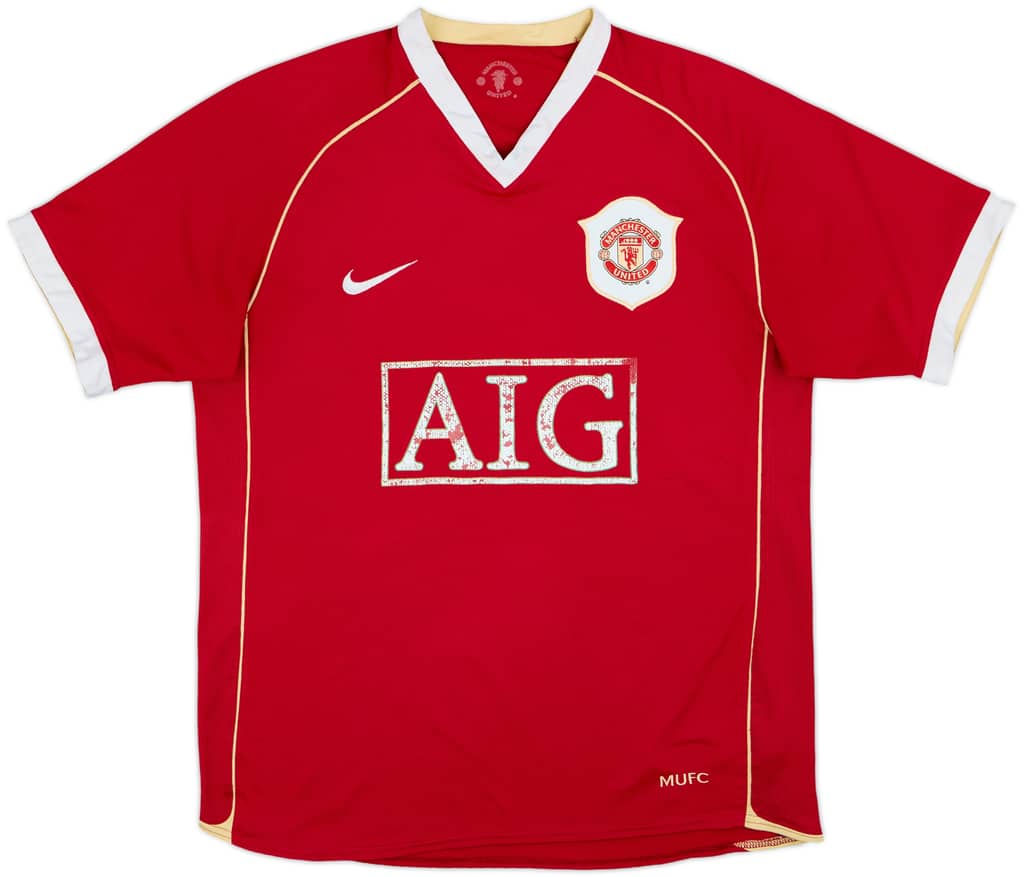 2006-07 Manchester United Home Shirt - 4/10 - (M)