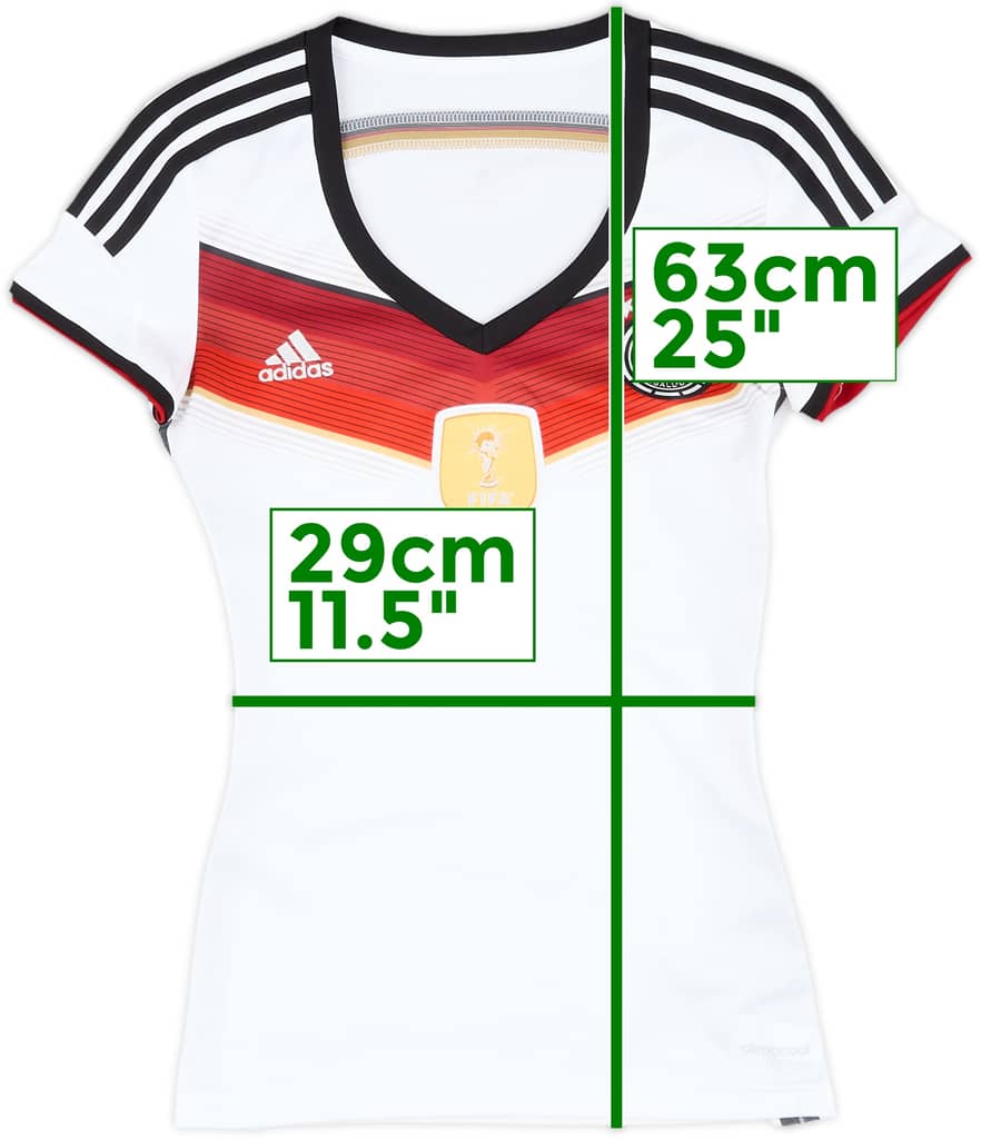2014-15 Germany Home Shirt - 9/10 - (Women's XS)