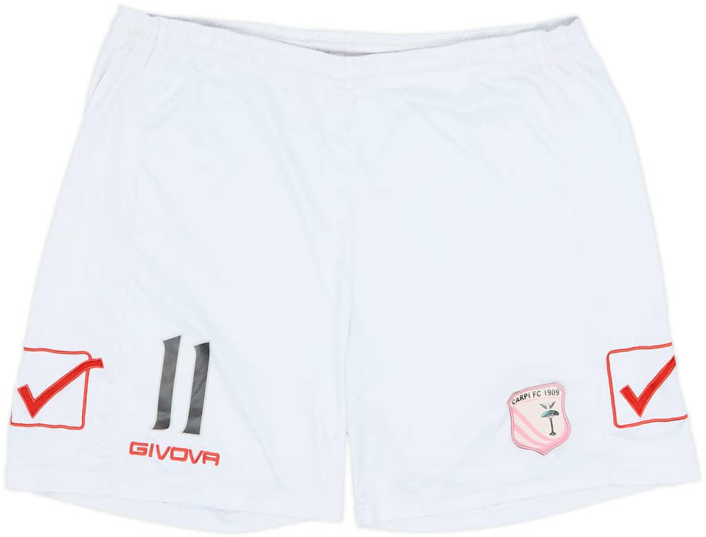 2017-18 Carpi FC Home Shorts #11 - 3/10 - (XL)