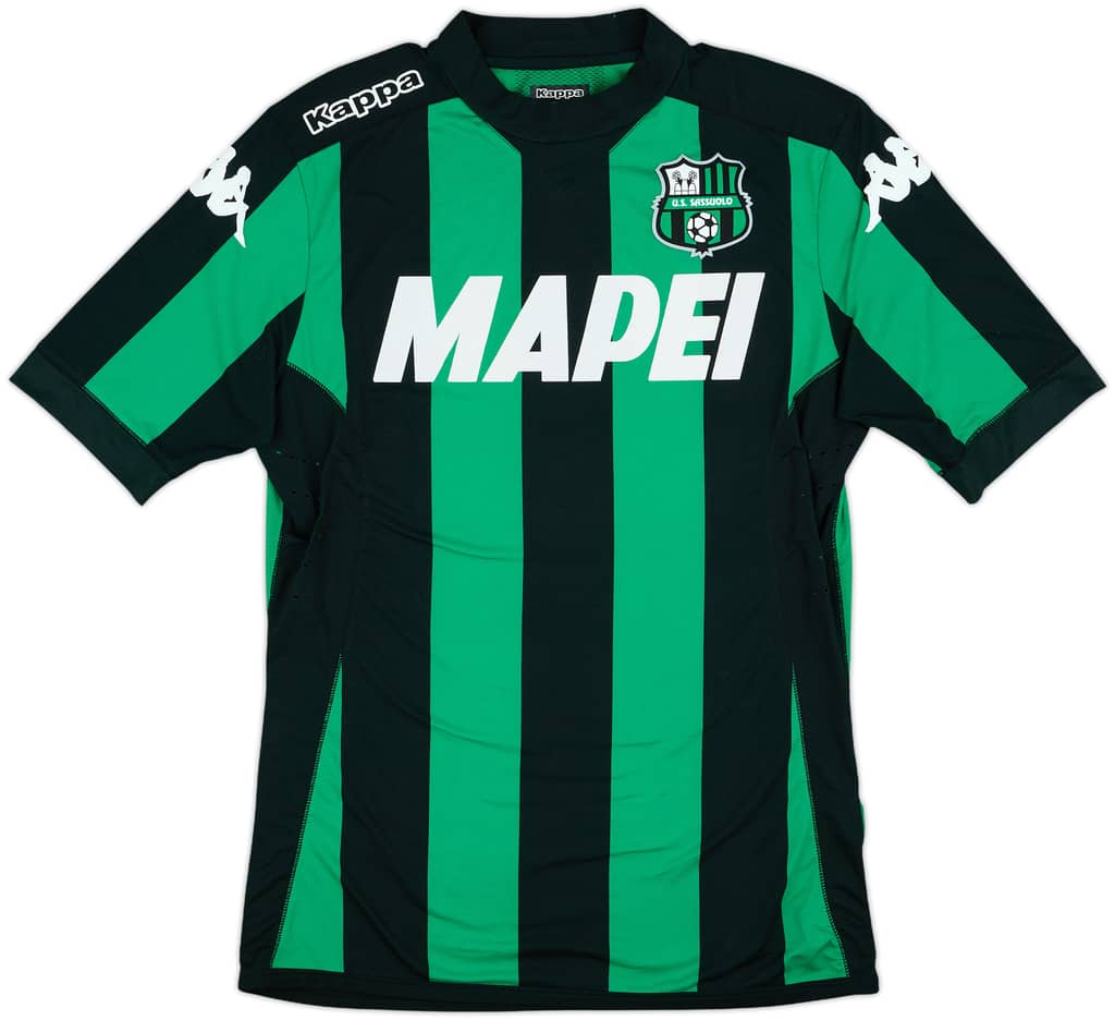 2015-16 Sassuolo Kappa Home Shirt - 7/10 - (XL)