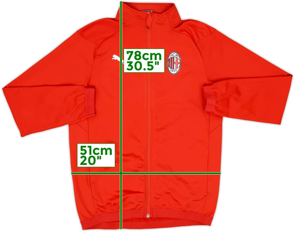 2017-18 AC Milan Puma Track Jacket - 8/10 - (S)