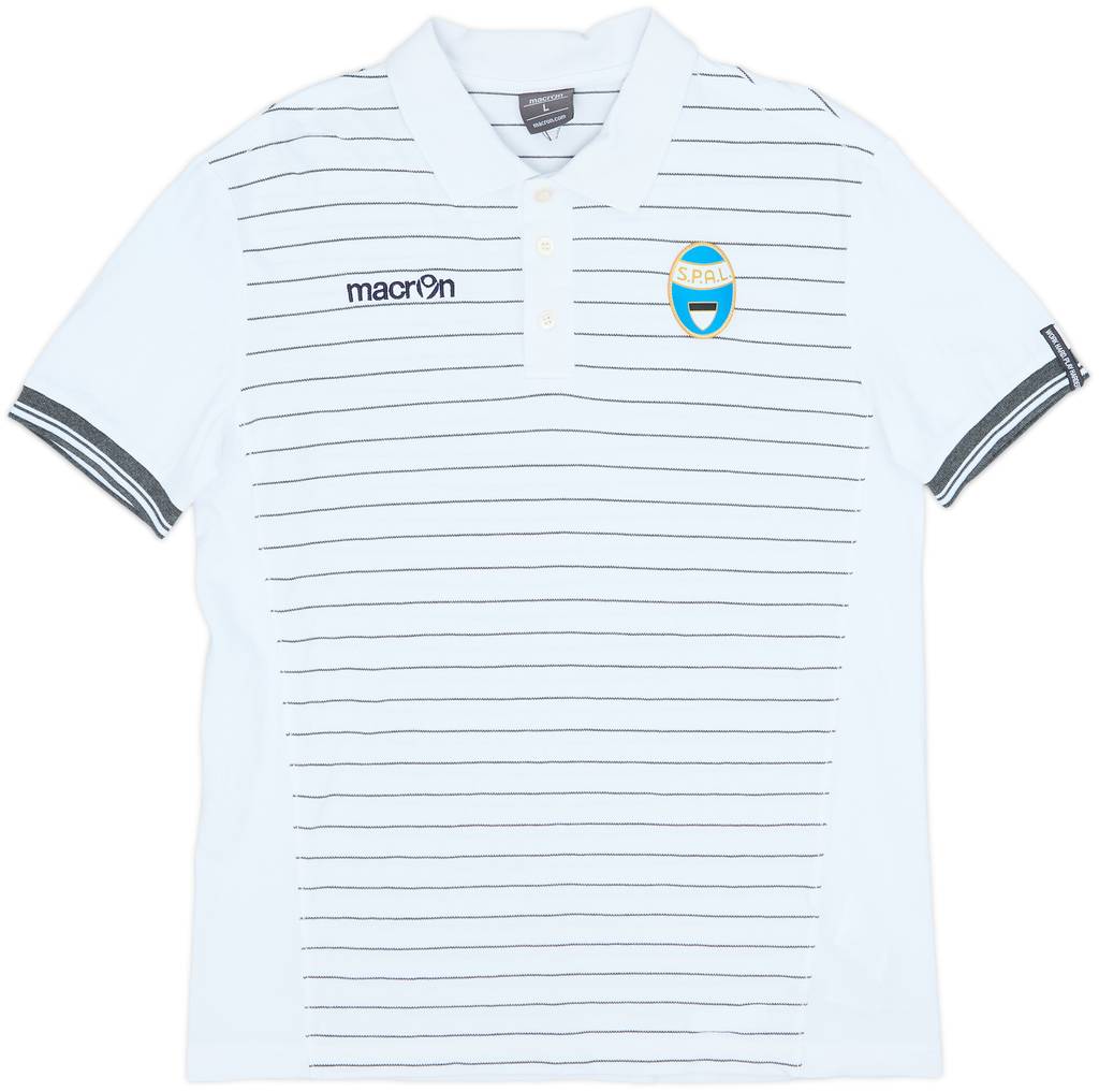 2017-18 SPAL Macron Polo Shirt - 8/10 - (L)