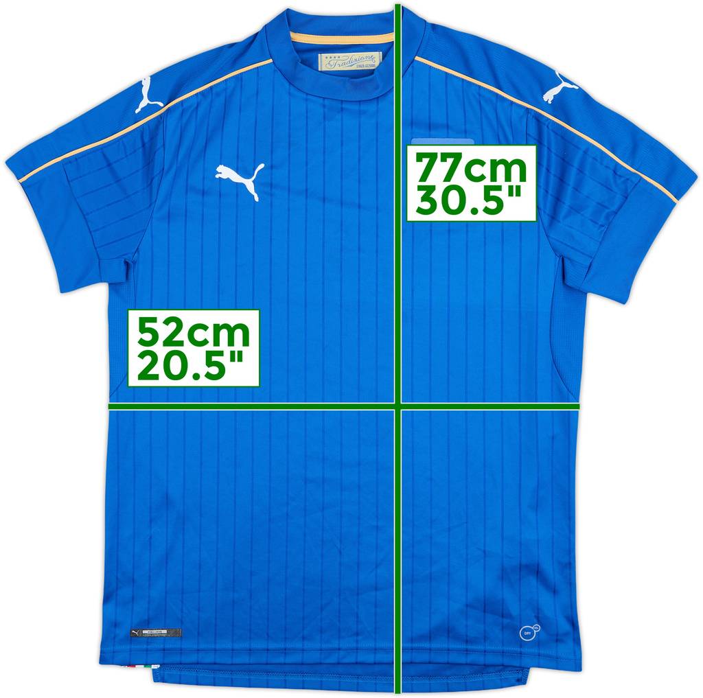 2016-17 Italy Home Shirt - 7/10 - (L)