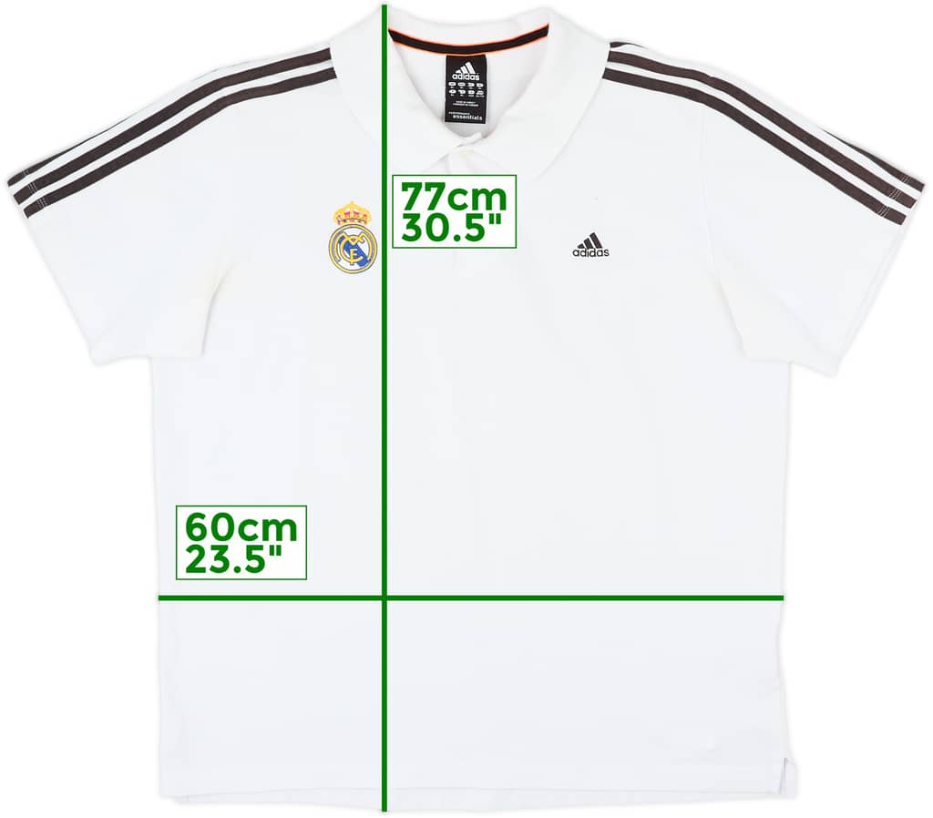 2013-14 Real Madrid adidas Polo Shirt - 8/10 - (XL)