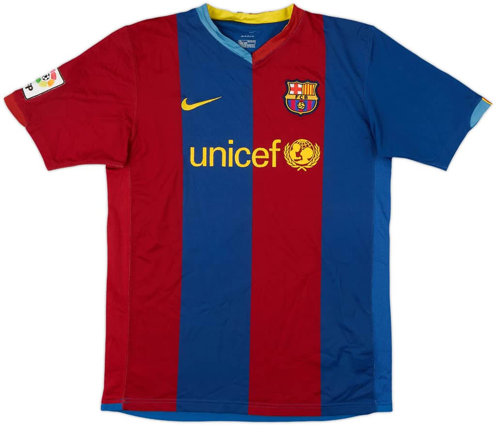 2006-07 Barcelona Home Shirt - 6/10 - (XL.Boys)