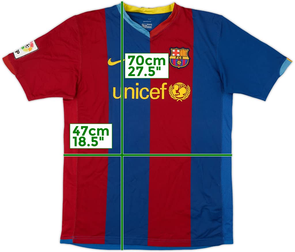 2006-07 Barcelona Home Shirt - 6/10 - (XL.Boys)