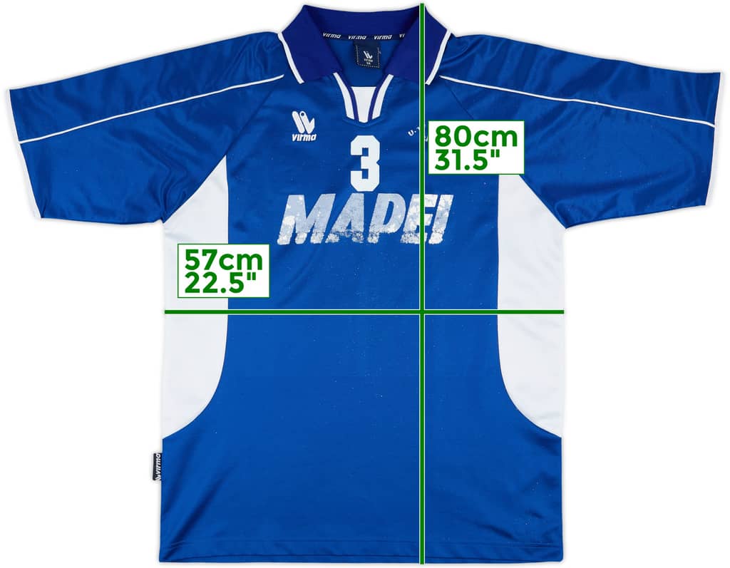 2003-04 Sassuolo Virma Player Issue Training Shirt #3 - 5/10 - (XL)