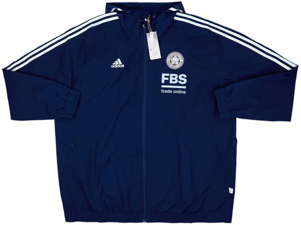 2022-23 Leicester adidas Hooded Rain Jacket (3XL)