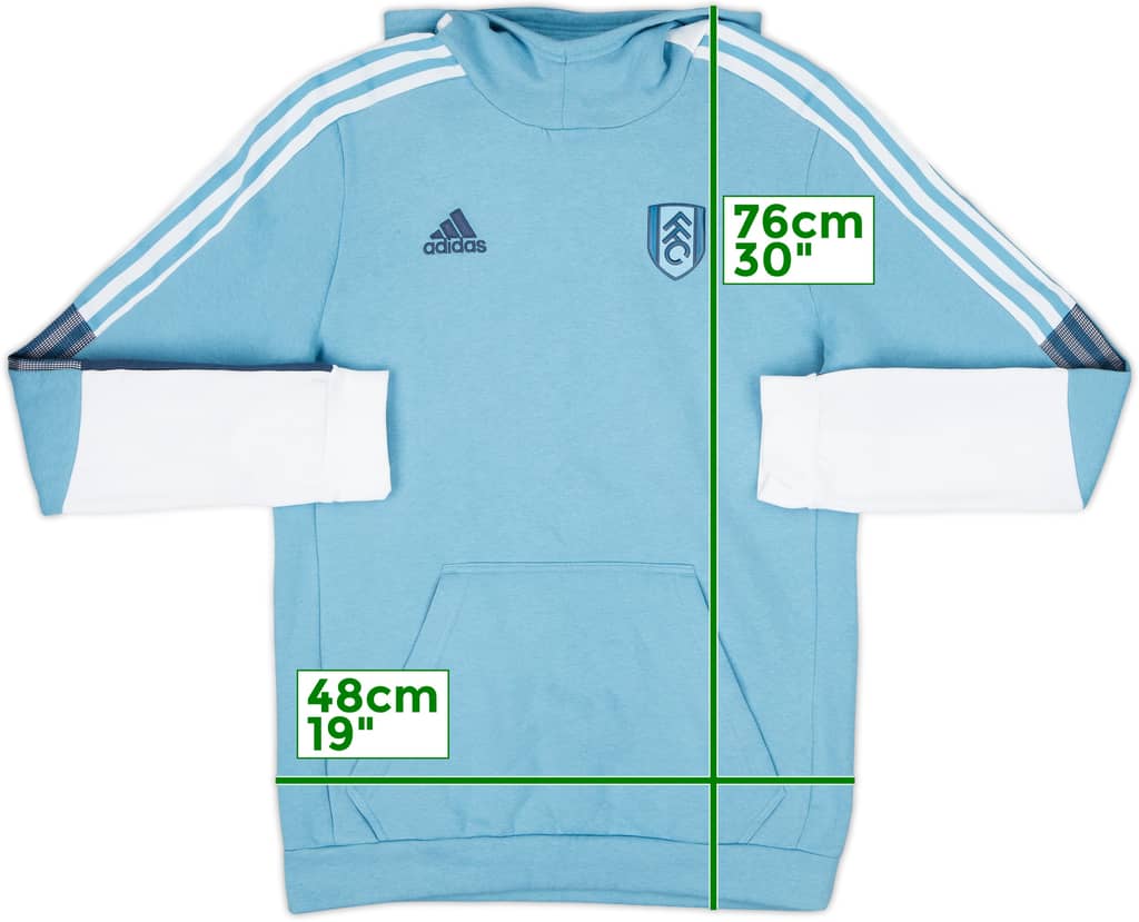 2020-21 Fulham adidas Hooded Sweat Top (M)