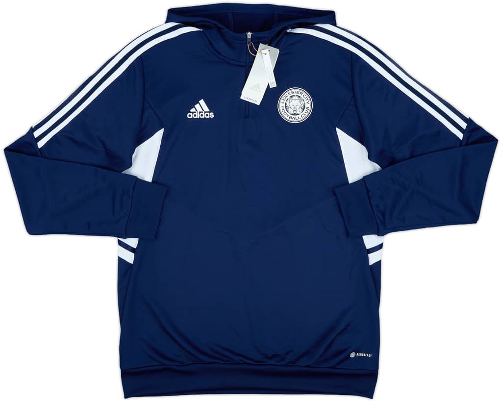 2022-23 Leicester adidas Hooded Sweat Top (L)