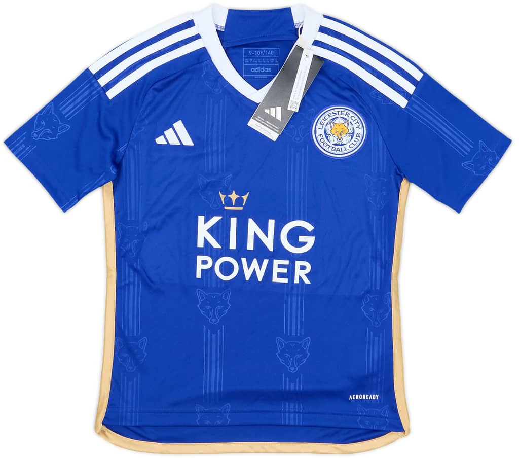 2023-24 Leicester Home Shirt (S.Boys)