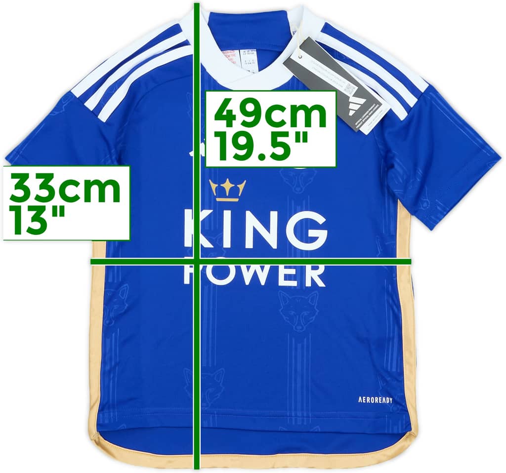 2023-24 Leicester Home Shirt (5-6 Years)