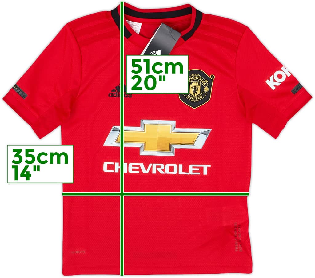 2019-20 Manchester United Home Shirt (S.Boys)