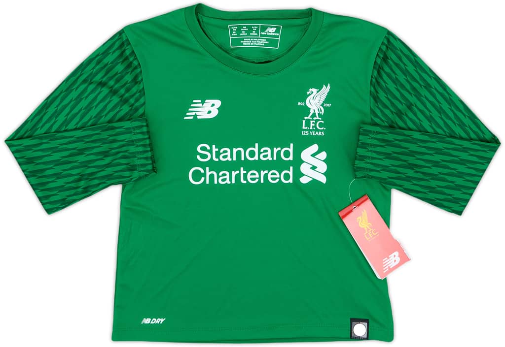 2017-18 Liverpool '125 Years' GK Shirt (2-3 Years)