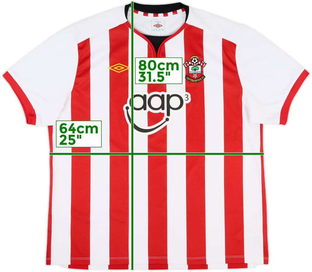 2011-12 Southampton Home Shirt - 7/10 - (XXL)