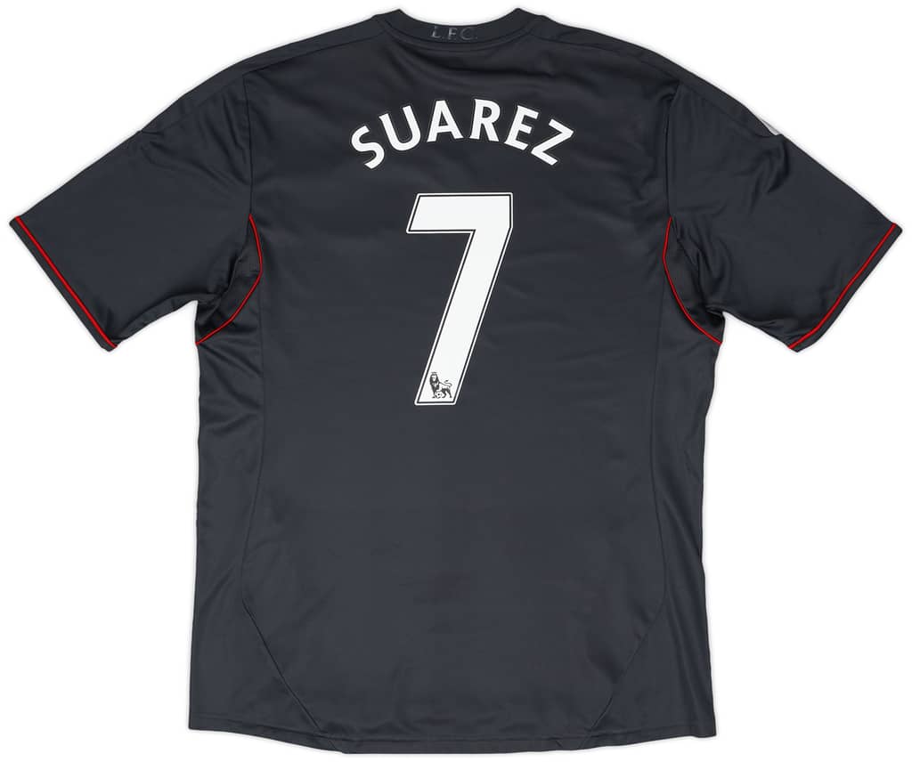 2011-12 Liverpool Away Shirt Suarez #7 - 8/10 - (S)