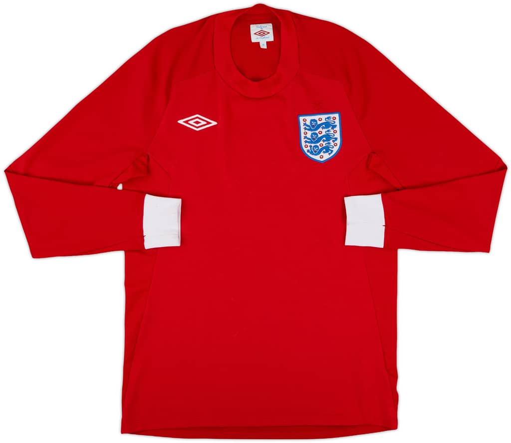 2010-11 England Away L/S Shirt - 8/10 - (S)