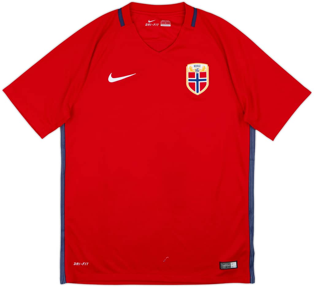 2016-18 Norway Home Shirt - 8/10 - (M)