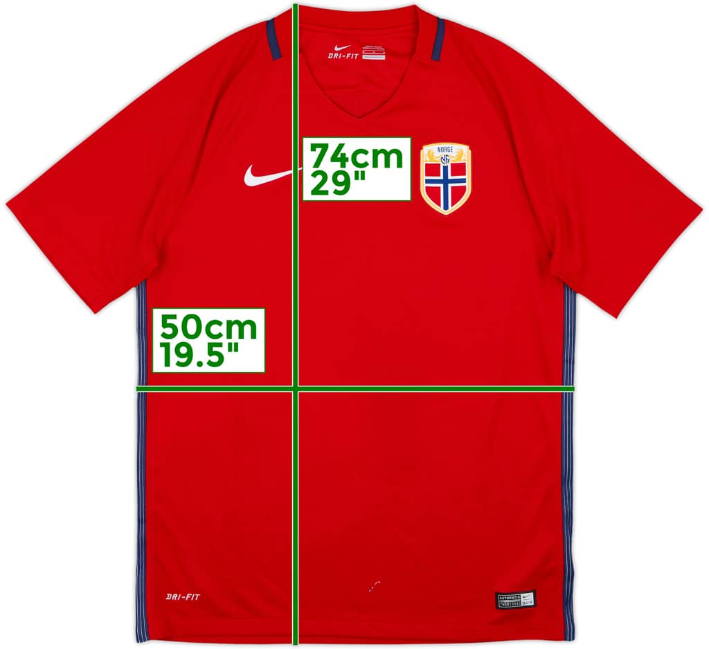 2016-18 Norway Home Shirt - 8/10 - (M)