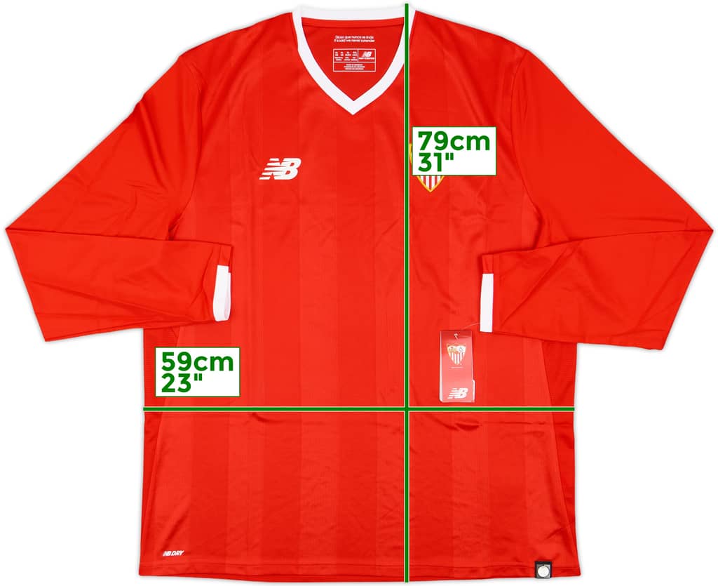 2017-18 Sevilla Away L/S Shirt (XL)