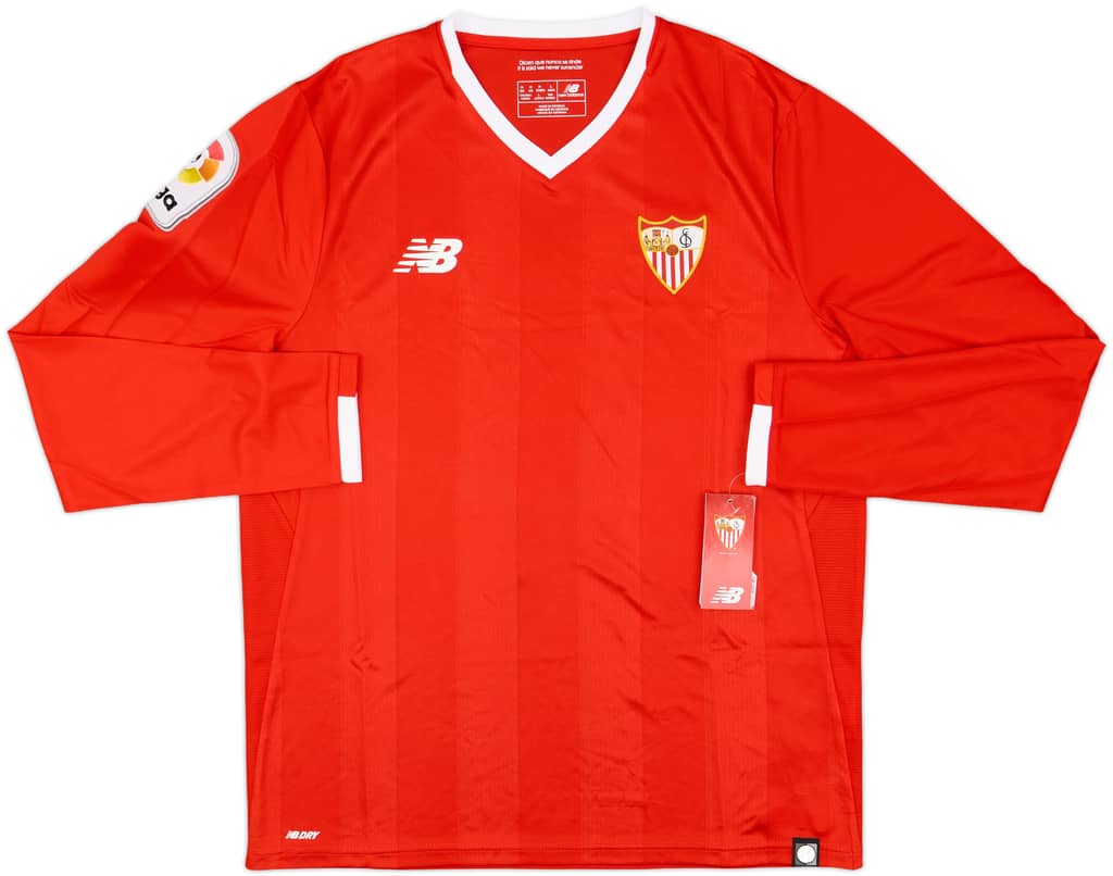 2017-18 Sevilla Away L/S Shirt (M)