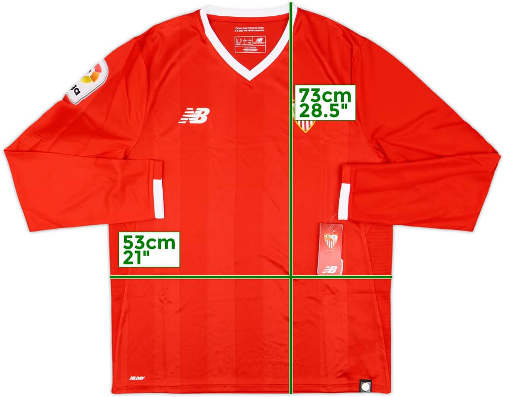 2017-18 Sevilla Away L/S Shirt (M)