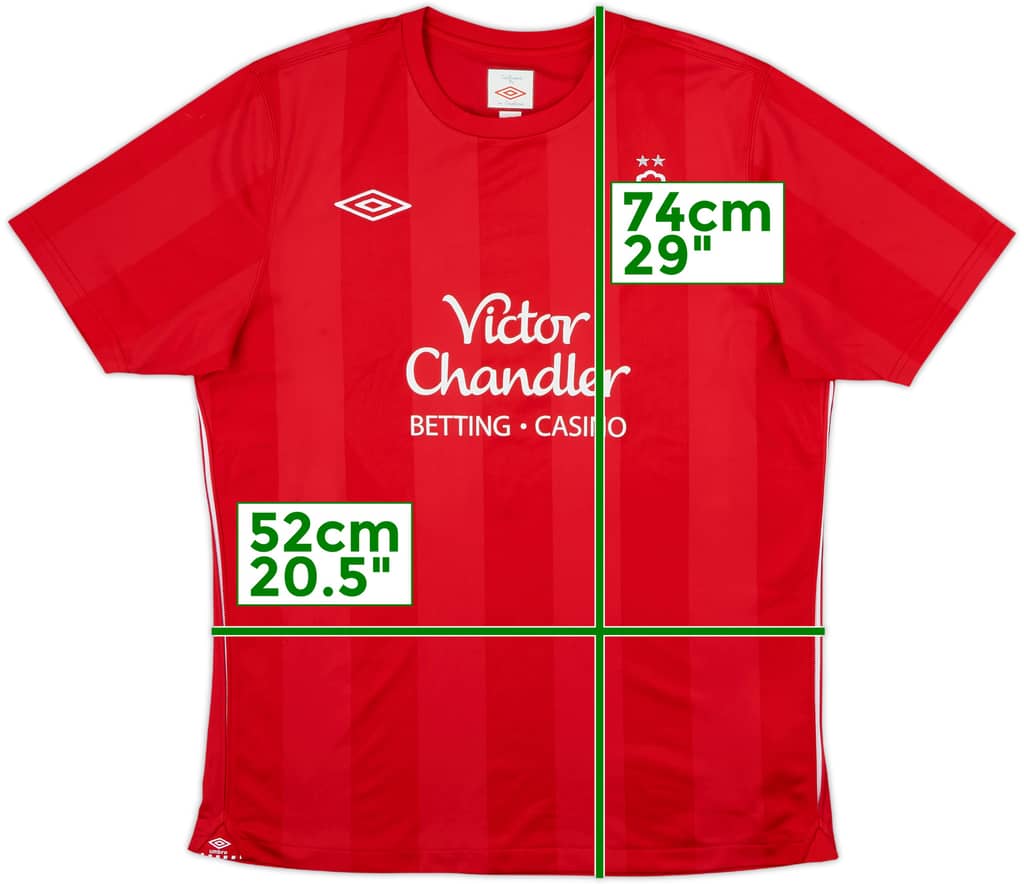 2010-11 Nottingham Forest Home Shirt - 10/10 - (M)