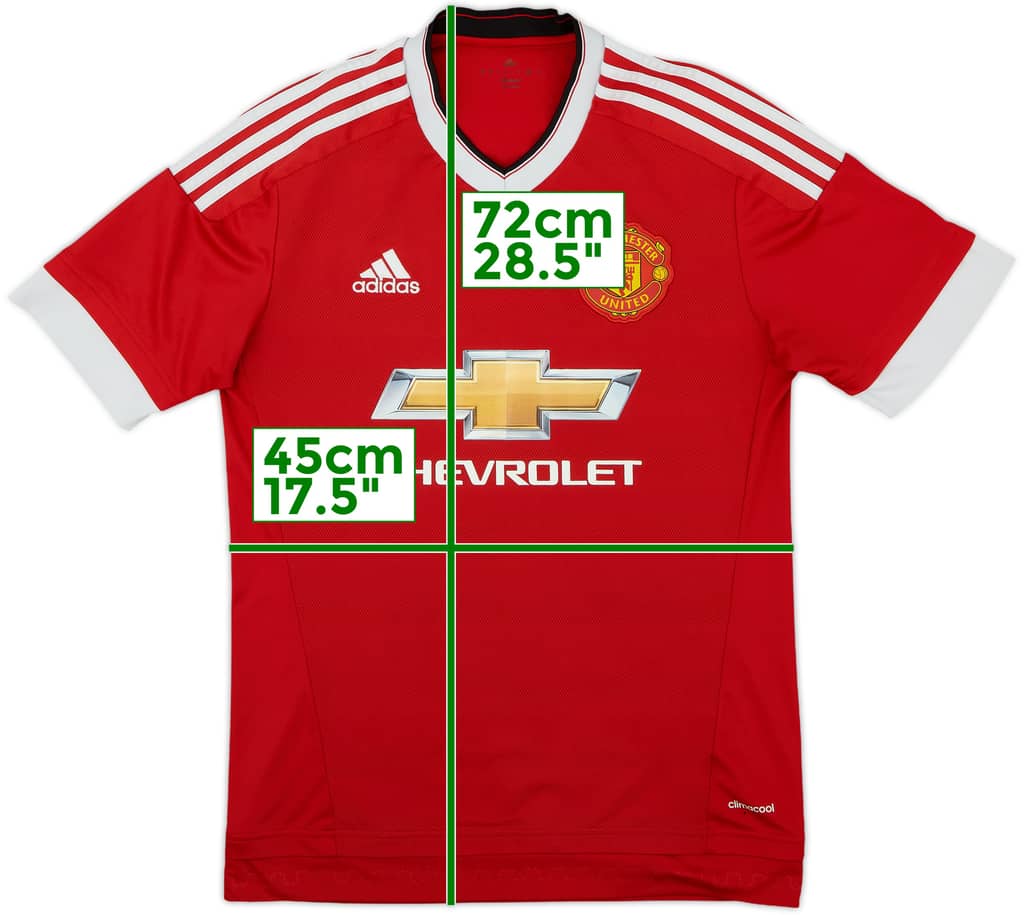 2015-16 Manchester United Home Shirt - 5/10 - (S)