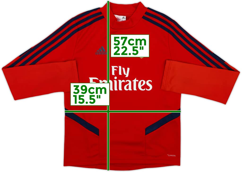 2019-20 Arsenal adidas Drill Top - 9/10 - (S.Boys)