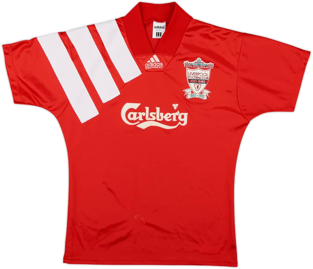 1992-93 Liverpool Centenary Home Shirt - 8/10 - (S)