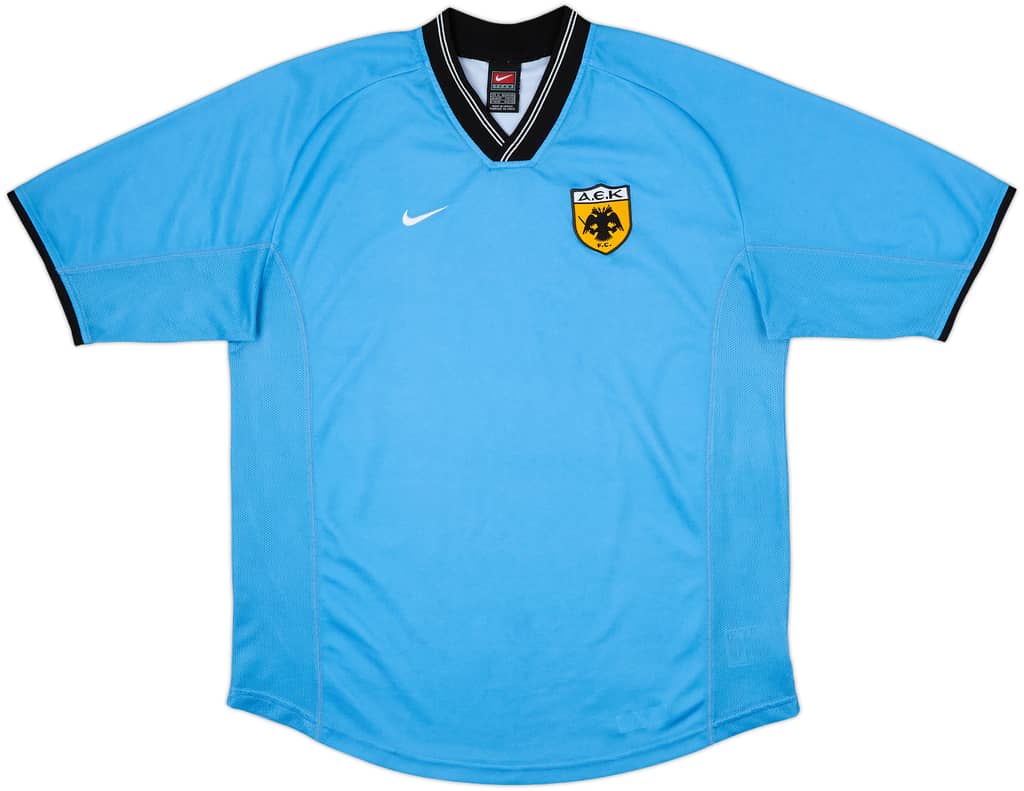 2001-02 AEK Athens Third Shirt - 9/10 - (XL)