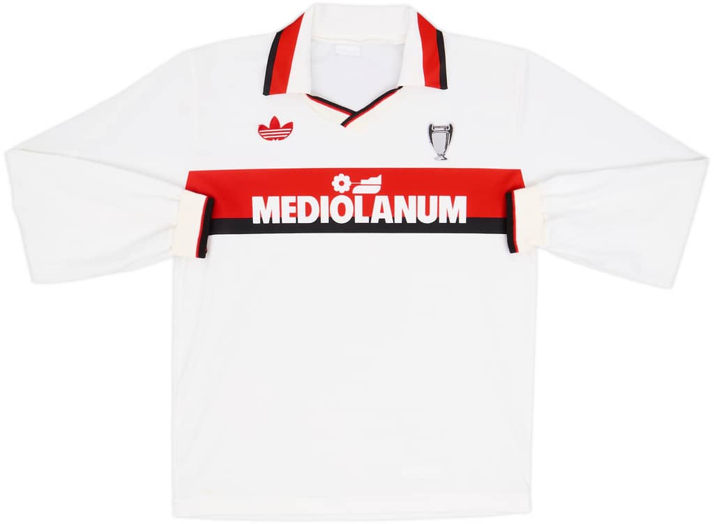 1990-91 AC Milan Away L/S Shirt - 6/10 - (M)