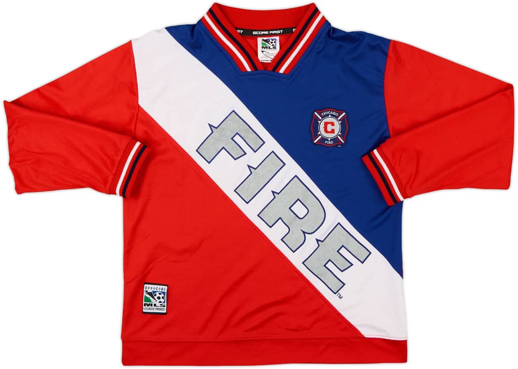 Camiseta de entrenamiento y ocio L/S del Chicago Fire 1990s - 8/10 - (L)