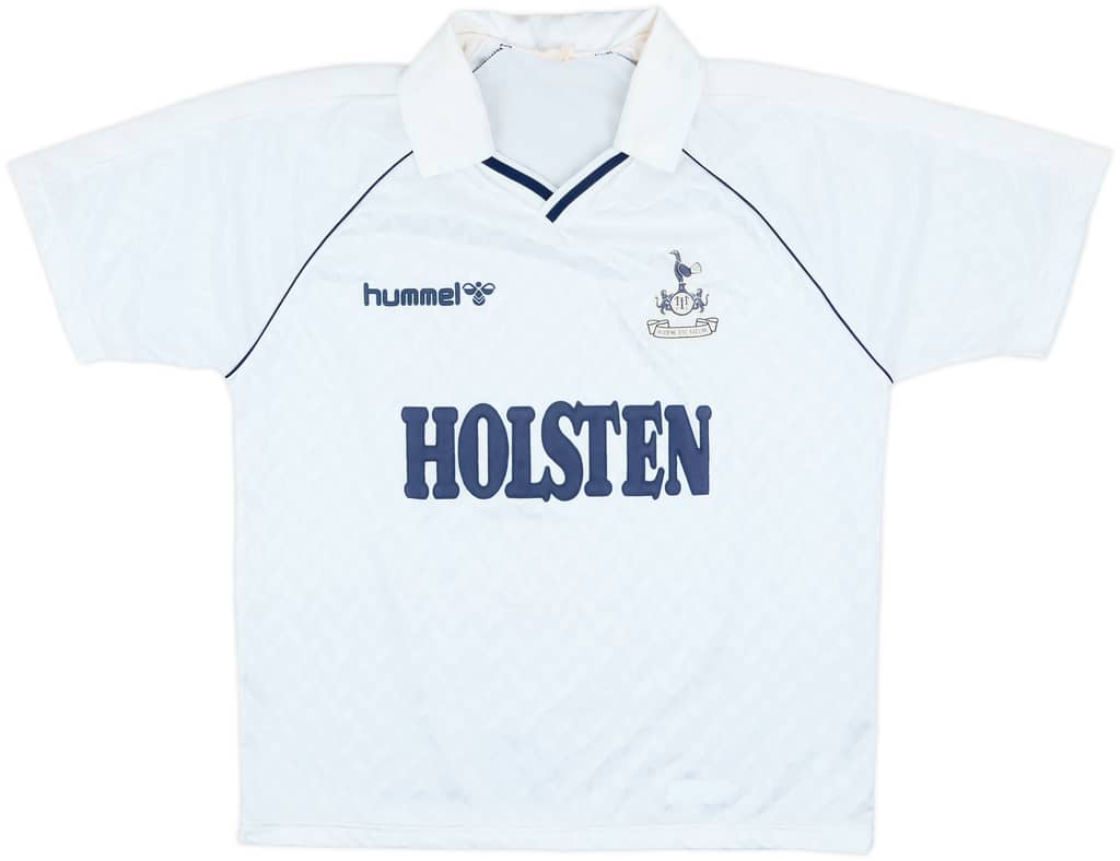 1987-89 Tottenham Home Shirt - 8/10 - (XL)