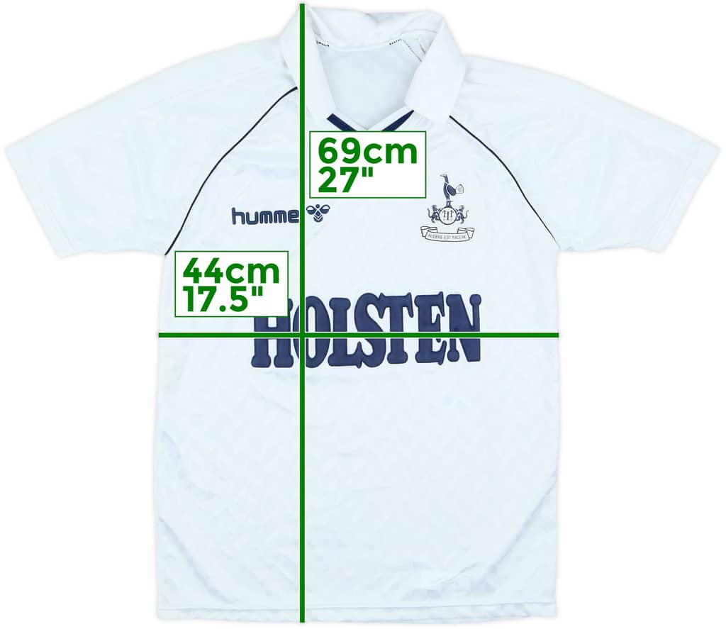 1987-89 Tottenham Home Shirt - 8/10 - (S)
