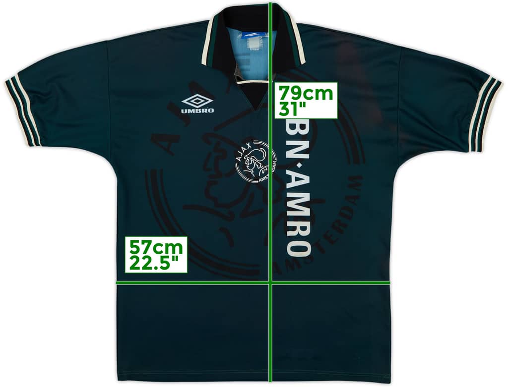 1995-96 Ajax Away Shirt - 8/10 - (XL)