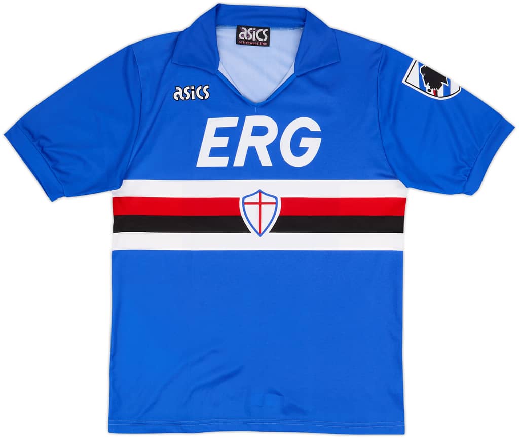 1990-92 Sampdoria Local Camiseta - 8/10 - (M)