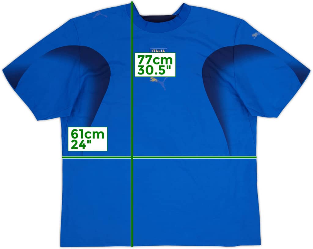 2006 Italy Home Shirt - 4/10 - (XL)