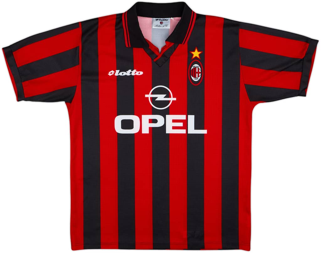 1997-98 AC Milan Home Shirt - 8/10 - (L)