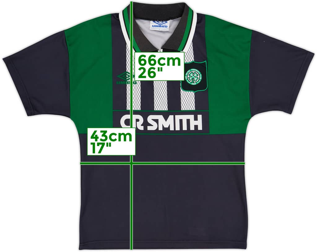 1994-96 Celtic Away Shirt - 6/10 - (Y)