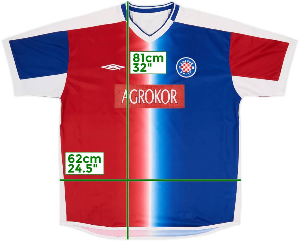 2004-06 Hajduk Split Away Shirt - 7/10 - (XXL)